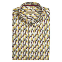 Chromatic Light Shirt made with Liberty Fabric