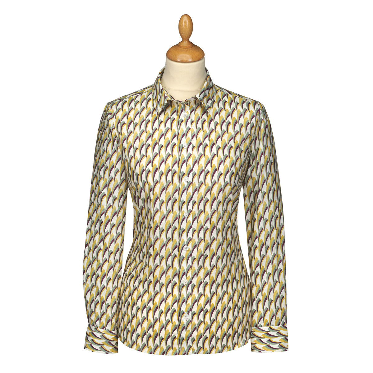 Chromatic Light Shirt made with Liberty Fabric