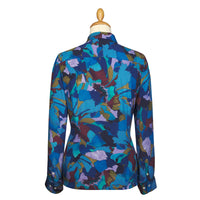 Peony Parade Crepe de Chine Shirt Made with Liberty fabric