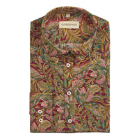 Hawaiian Paisley Crepe de Chine Shirt Made with Liberty fabric