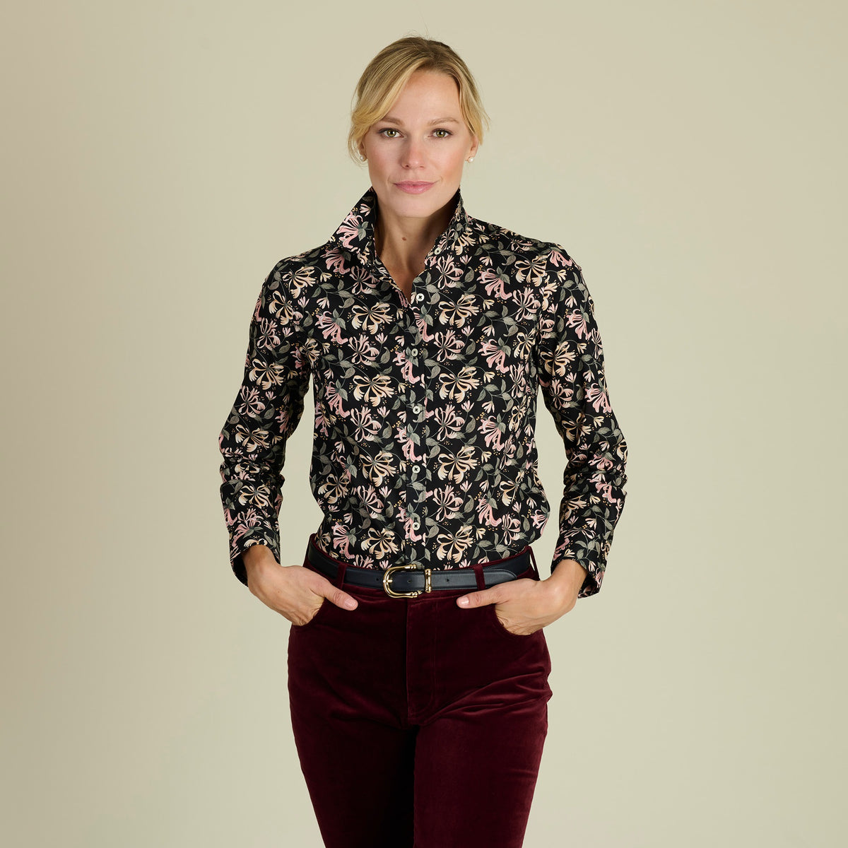 Honeysuckle Dance Liberty Shirt Made with Tana Lawn™ Cotton