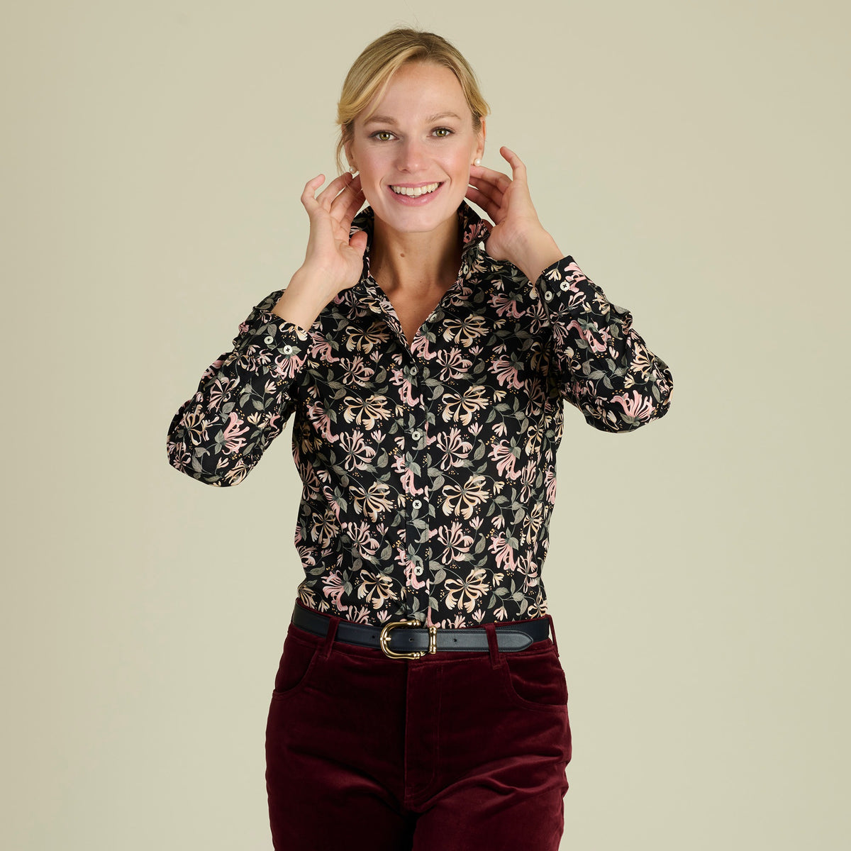 Honeysuckle Dance Liberty Shirt Made with Tana Lawn™ Cotton