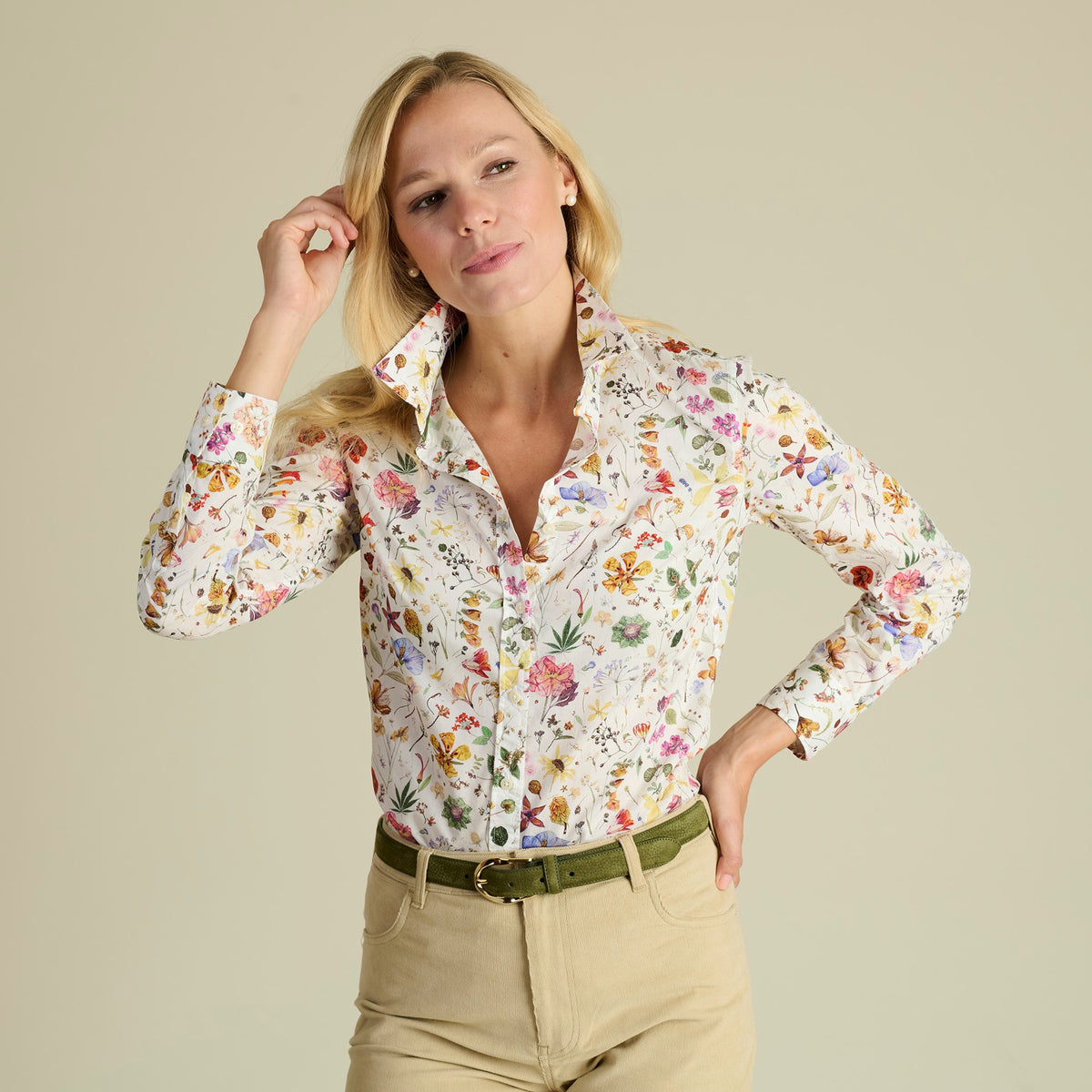 Floral Eve Liberty Shirt Made with Tana Lawn™ Cotton