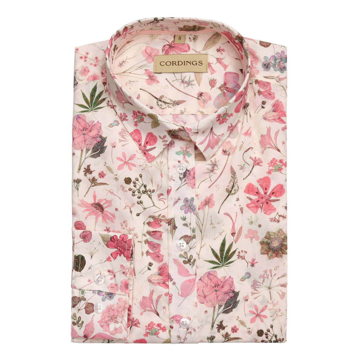Pink Floral Eve Liberty Shirt Made with Tana Lawn™ Cotton