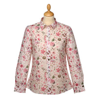 Pink Floral Eve Liberty Shirt Made with Tana Lawn™ Cotton