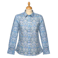 Blue Lodden Liberty Shirt made with Tana Lawn™ Cotton