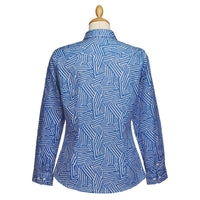 Shadow Stripe Shirt made with Liberty Tana Lawn™ Cotton
