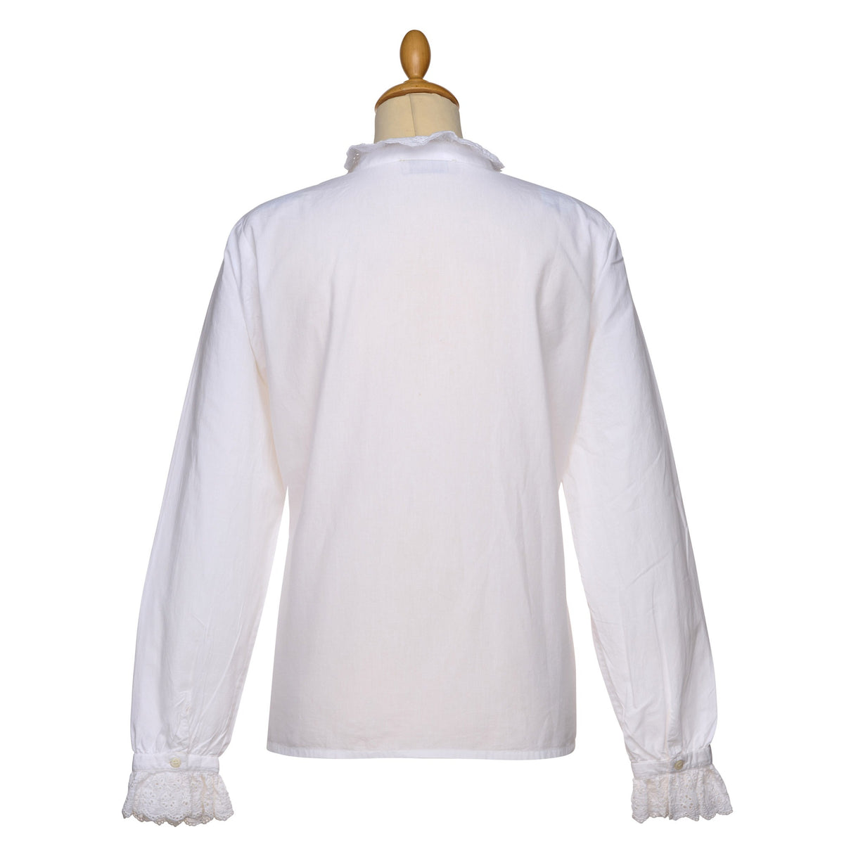 White Ruffle Cecilia Blouse