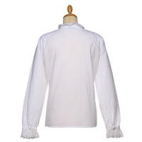 White Ruffle Cecilia Blouse