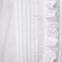 White Ruffle Cecilia Blouse