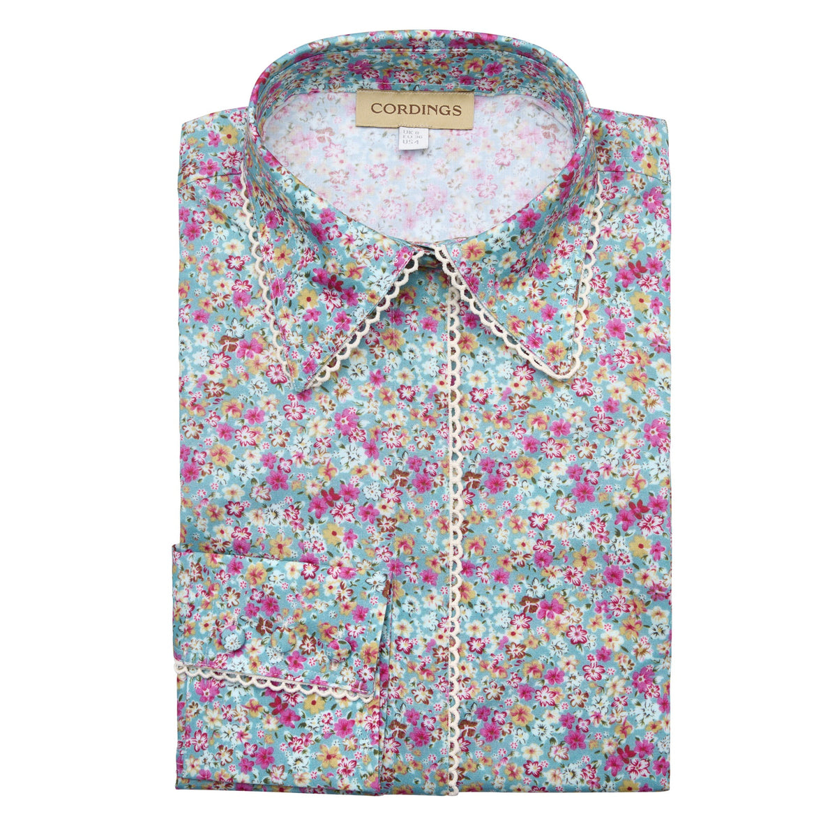 Ditsy Pink Flowers Blouse