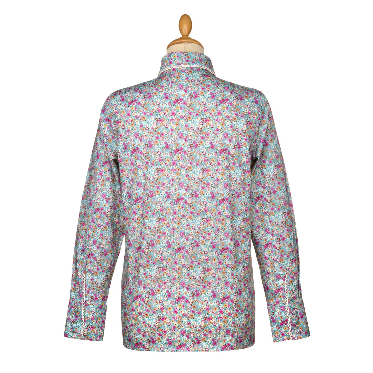 Ditsy Pink Flowers Blouse