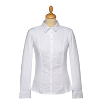White Tuxedo Piqué Shirt