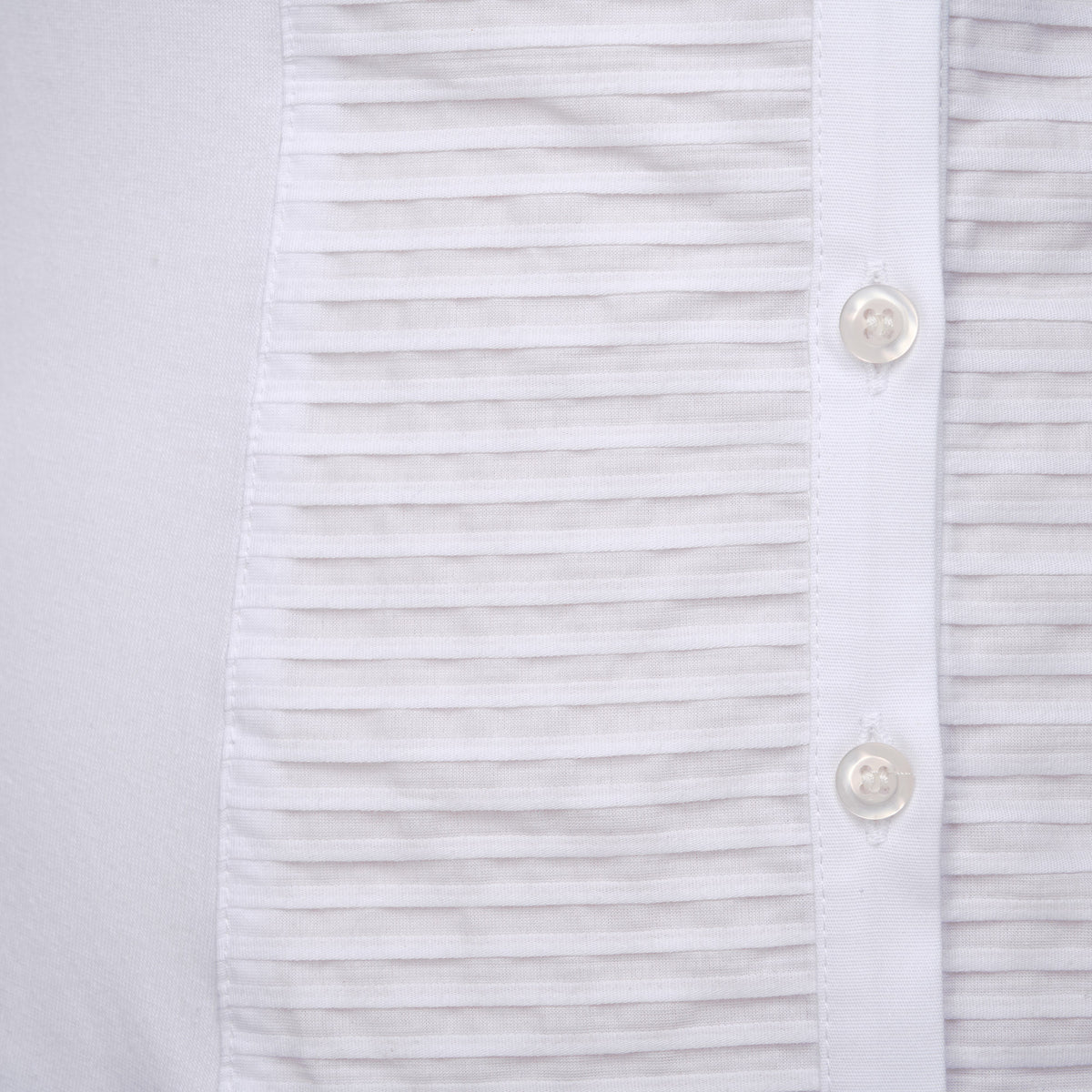 White Tuxedo Piqué Shirt