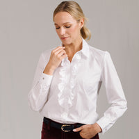 Ruffle Cotton Shirt