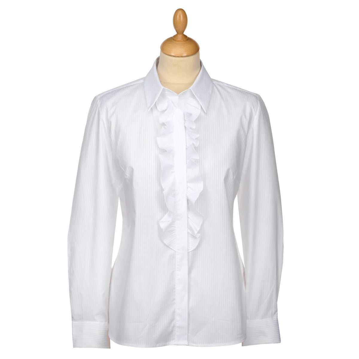 Ruffle Cotton Shirt