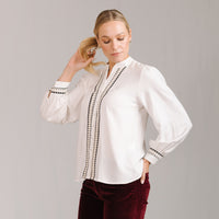 Florence Feather Trim Shirt