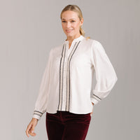 Florence Feather Trim Shirt