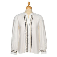 Florence Feather Trim Shirt
