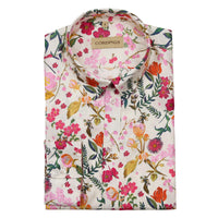 Heidi Twill Silk Shirt Made with Liberty fabric