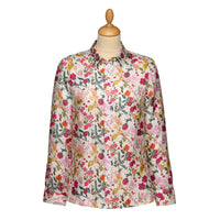 Heidi Twill Silk Shirt Made with Liberty fabric