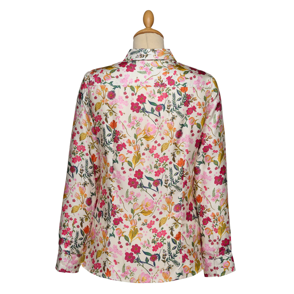 Heidi Twill Silk Shirt Made with Liberty fabric