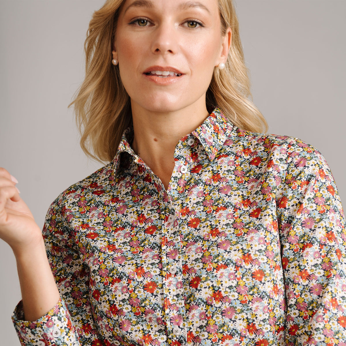 Libby Shirt made with Liberty Tana Lawn™ Cotton