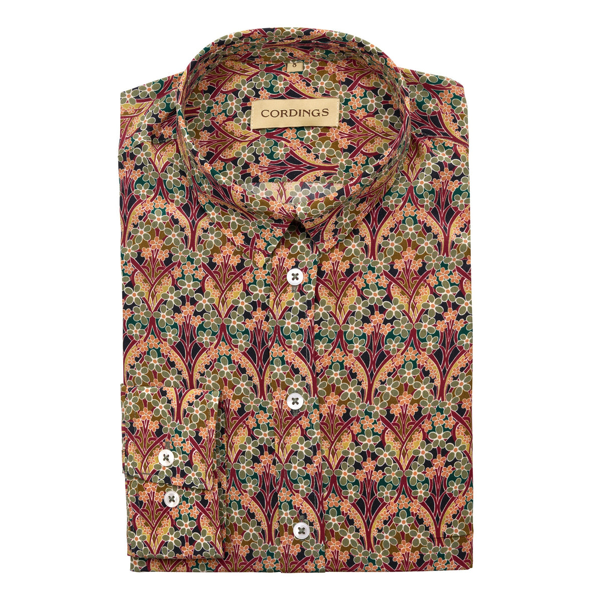Iona Blossom Crepe de Chine Shirt made with Liberty fabric