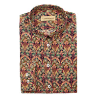 Iona Blossom Crepe de Chine Shirt made with Liberty fabric