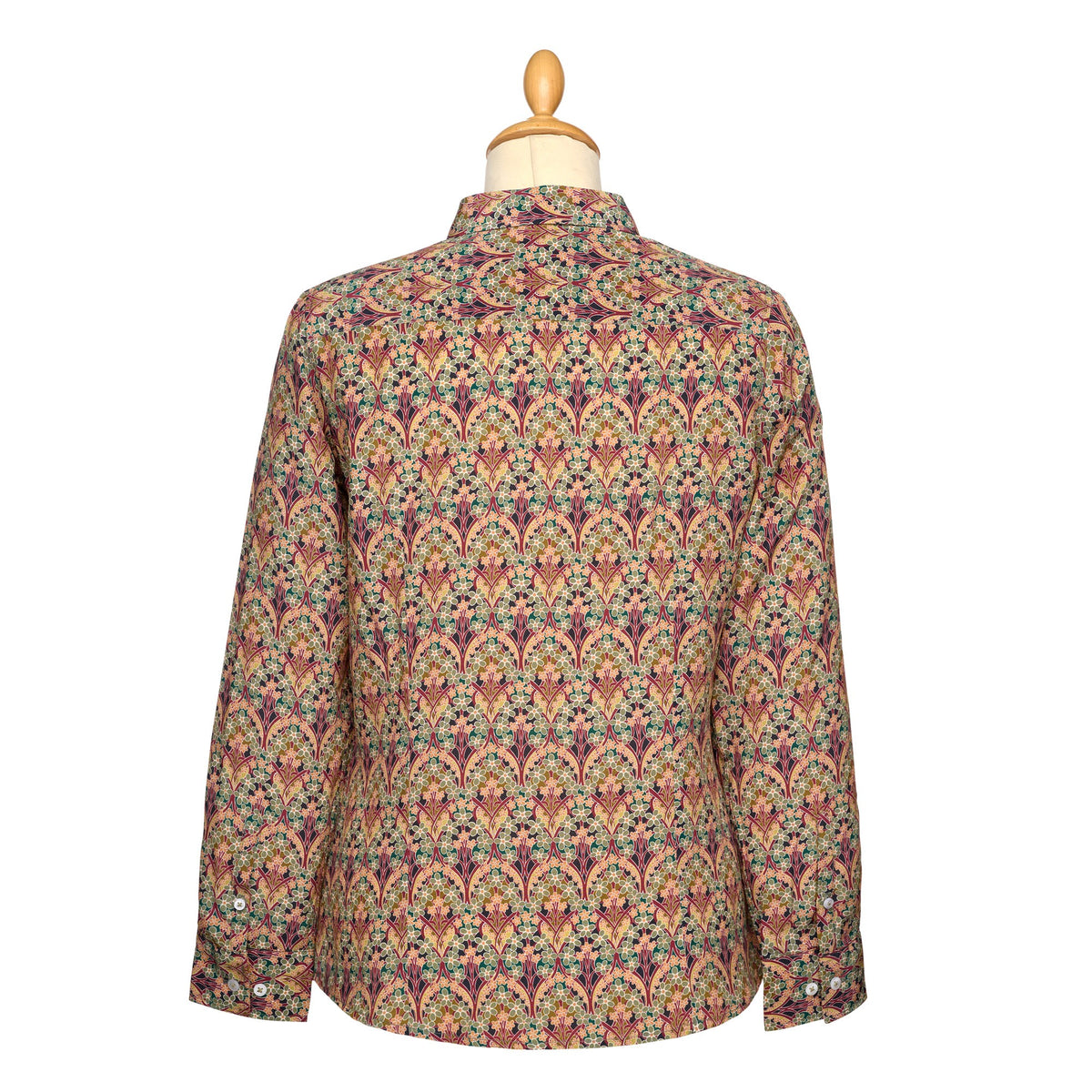 Iona Blossom Crepe de Chine Shirt made with Liberty fabric