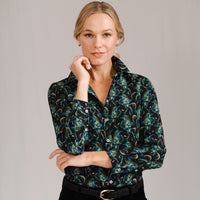 Flying Pegasus Crepe de Chine Shirt made with Liberty fabric