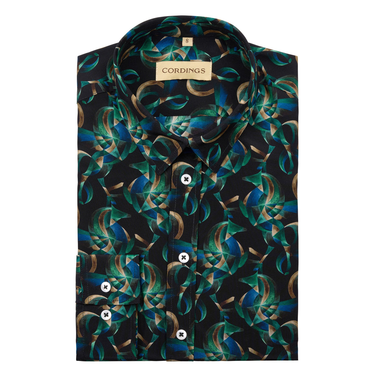 Flying Pegasus Crepe de Chine Shirt made with Liberty fabric