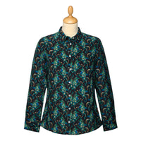 Flying Pegasus Crepe de Chine Shirt made with Liberty fabric