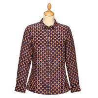 Apollo's Paradise Crepe de Chine Shirt made with Liberty fabric