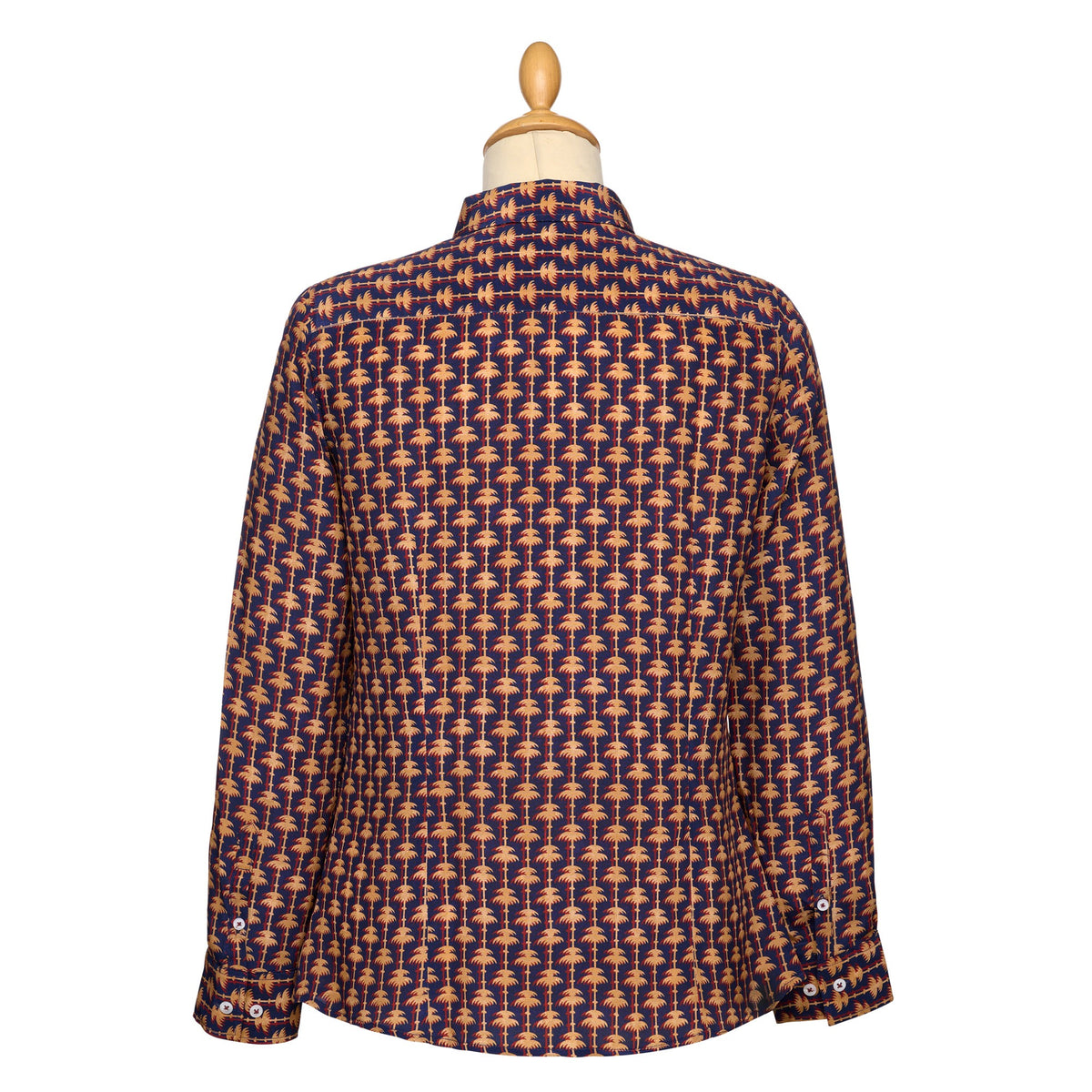 Apollo's Paradise Crepe de Chine Shirt made with Liberty fabric