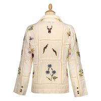Embroidery Pheasants & Stag Blouse