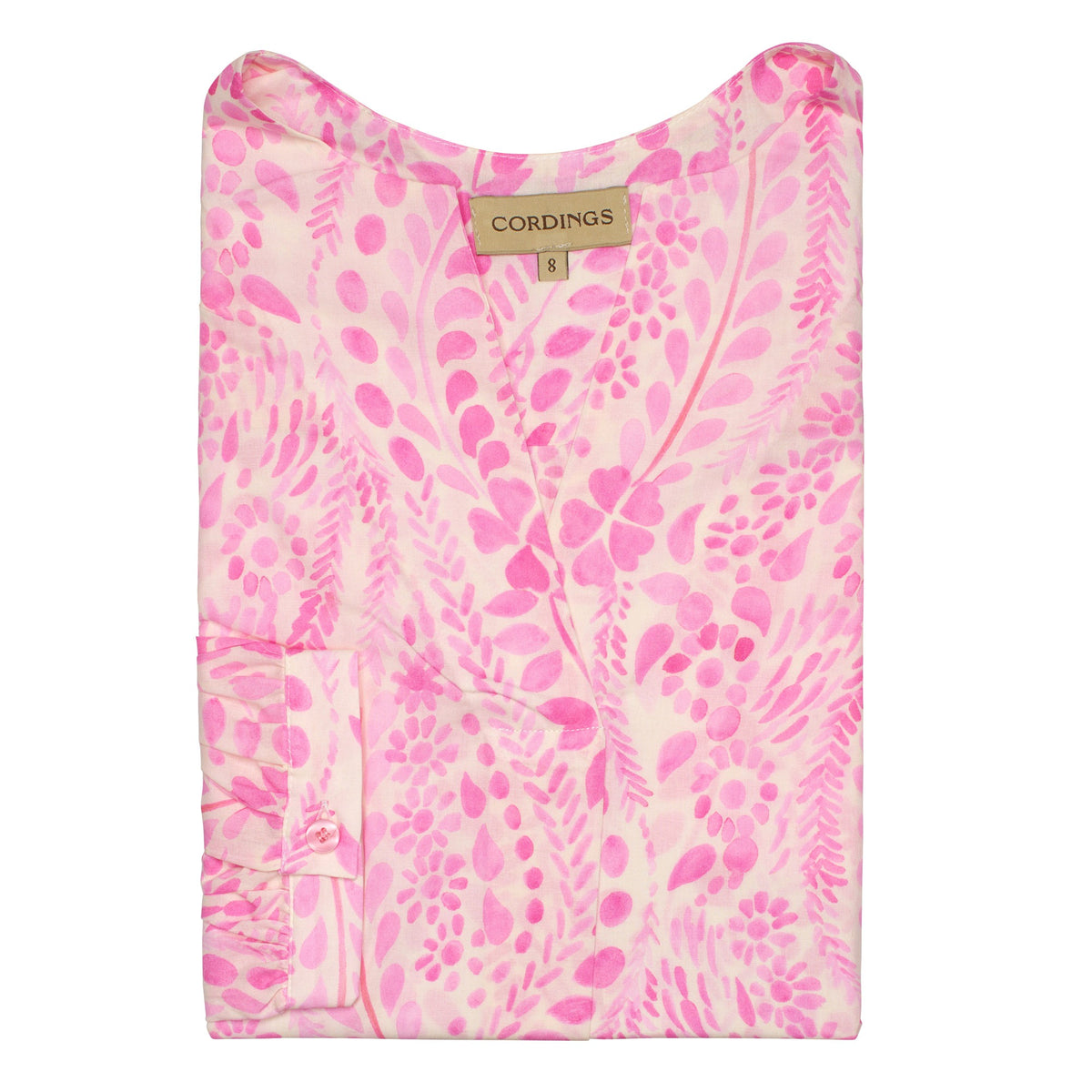 Cotton Pink Floral Blouse