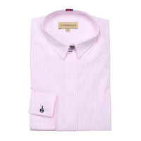 Pink Striped Seersucker Shirt