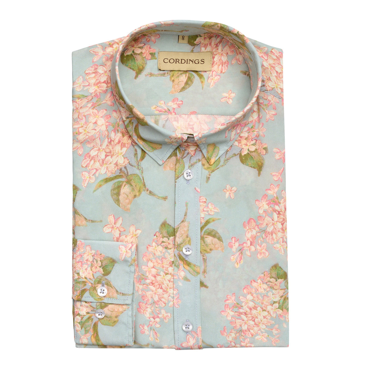 Lilac Pastel Archive Crepe Shirt made with Liberty fabric