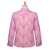 Stripe and Bow Silk Shirt made with Liberty fabric