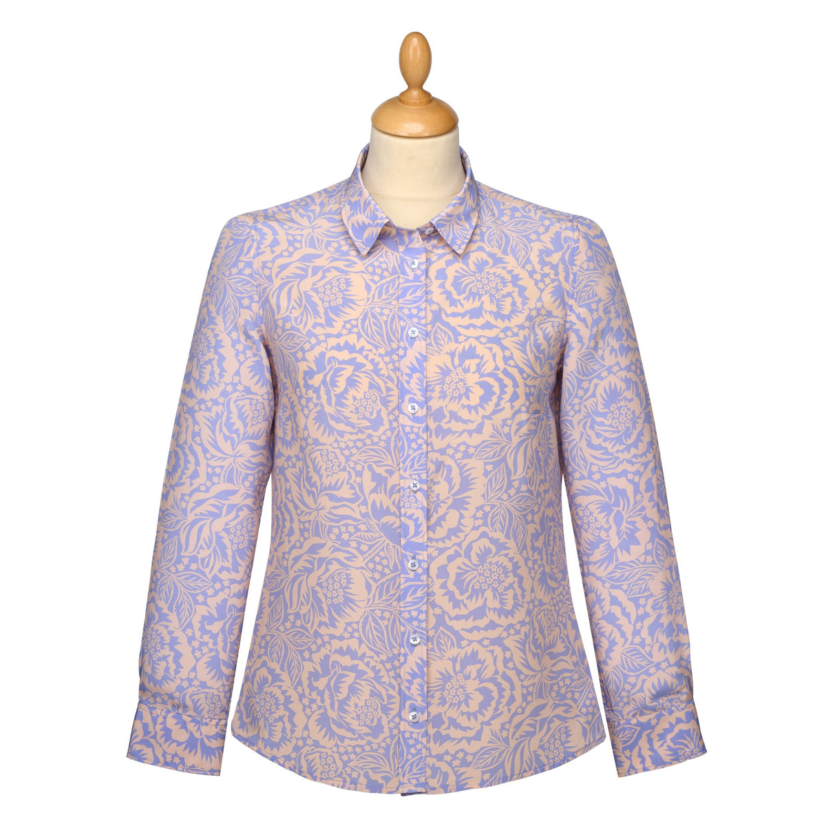 Irene Rose Silk Shirt made with Liberty fabric