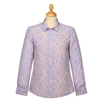 Irene Rose Silk Shirt made with Liberty fabric