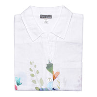 Floral Linen Blouse