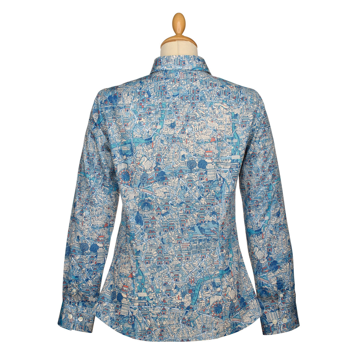 Big Smoke Map Liberty Shirt Made with Tana Lawn™ Cotton
