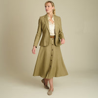 Khaki Maria Safari Jacket