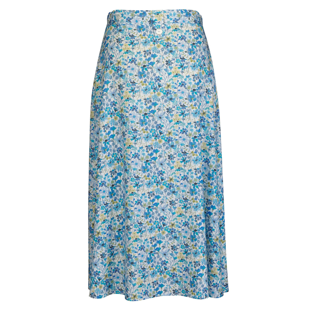 Blue Summer of Dreams Skirt made with Liberty Fabric