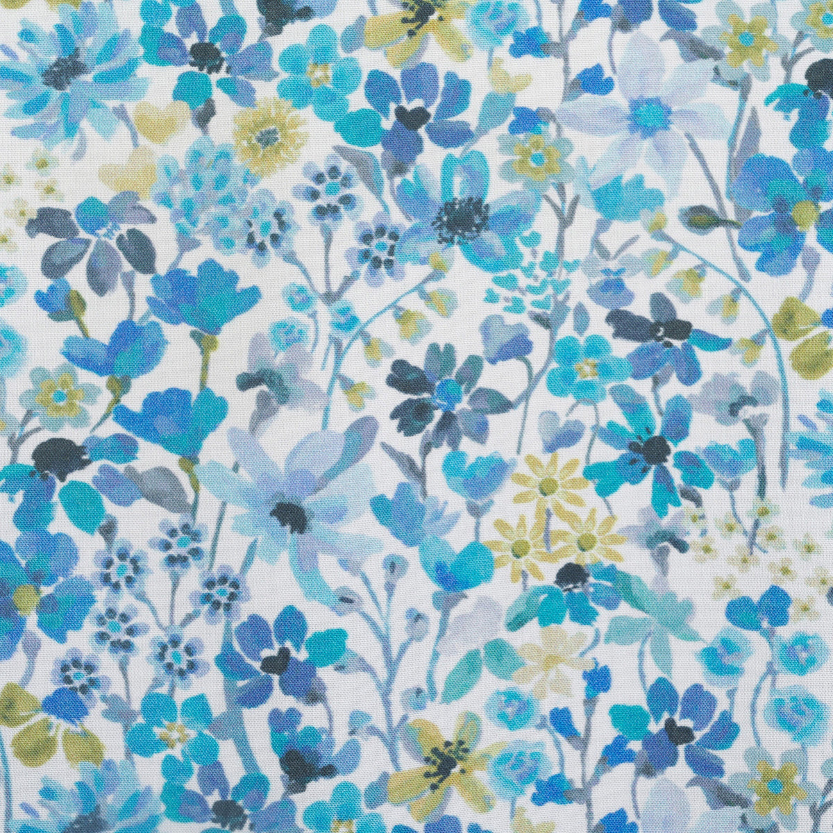 Blue Summer of Dreams Skirt made with Liberty Fabric