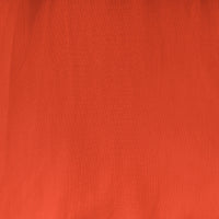 Orange Linen Belted Skirt