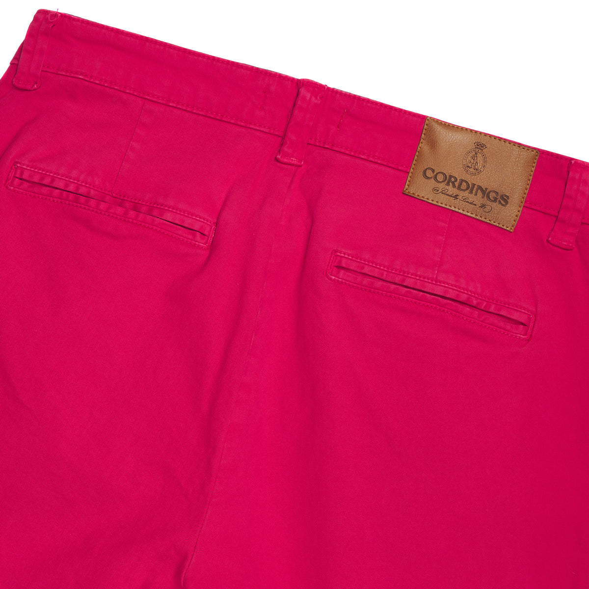 Fuchsia Cotton Stretch Chinos