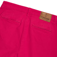 Fuchsia Cotton Stretch Chinos
